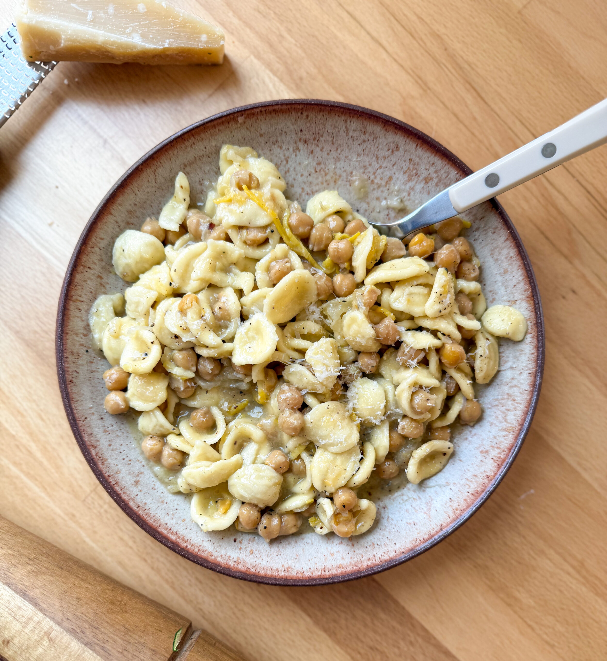 summer squash orecchiette pasta