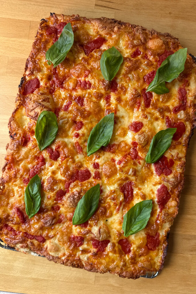 Same-day sheet pan pizza