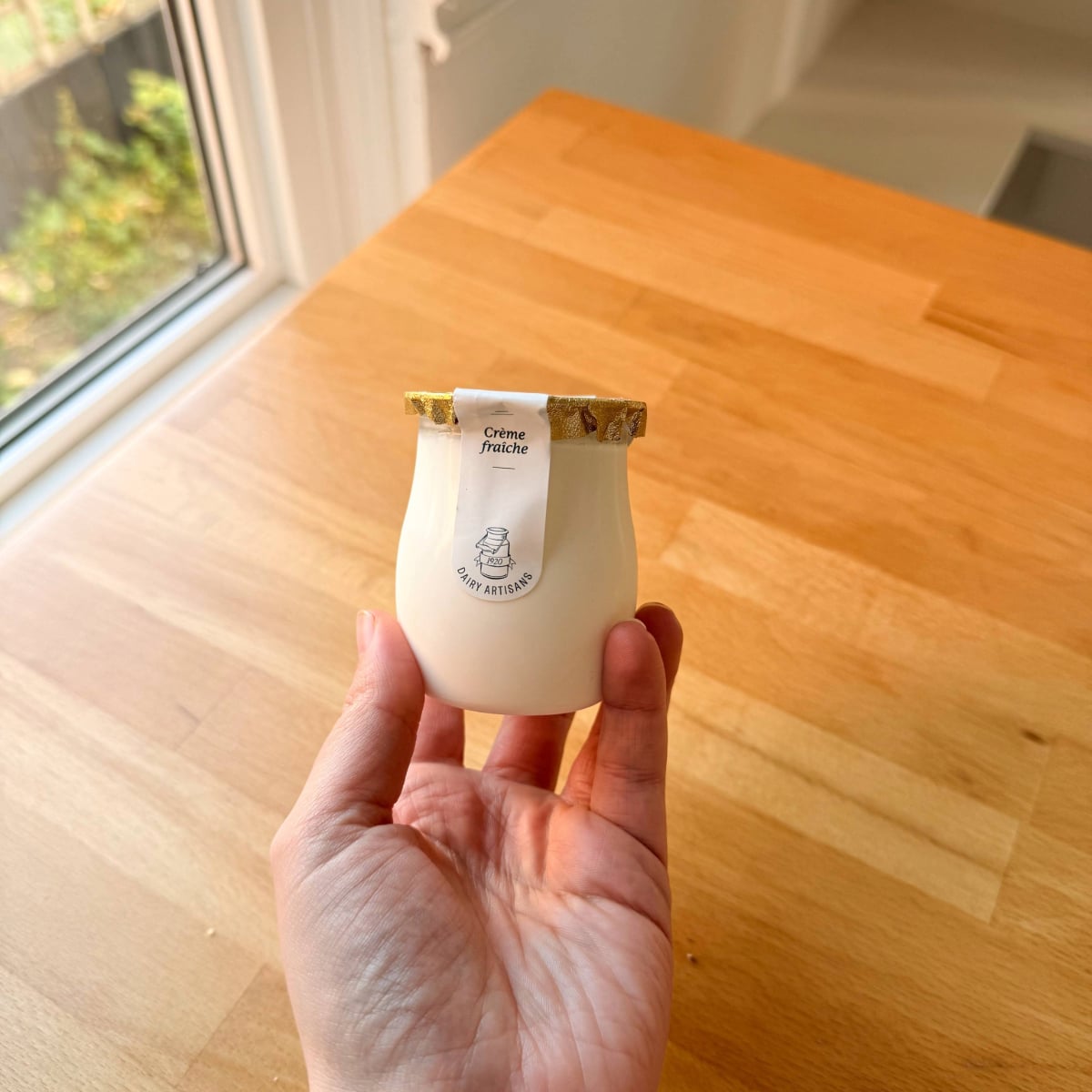 creme fraîche iused to make au poivre sauce
